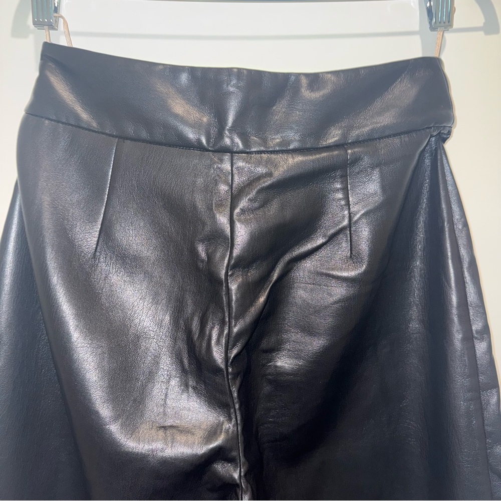 Anthropologie Faux Leather Dress Pants - Picture 5 of 5